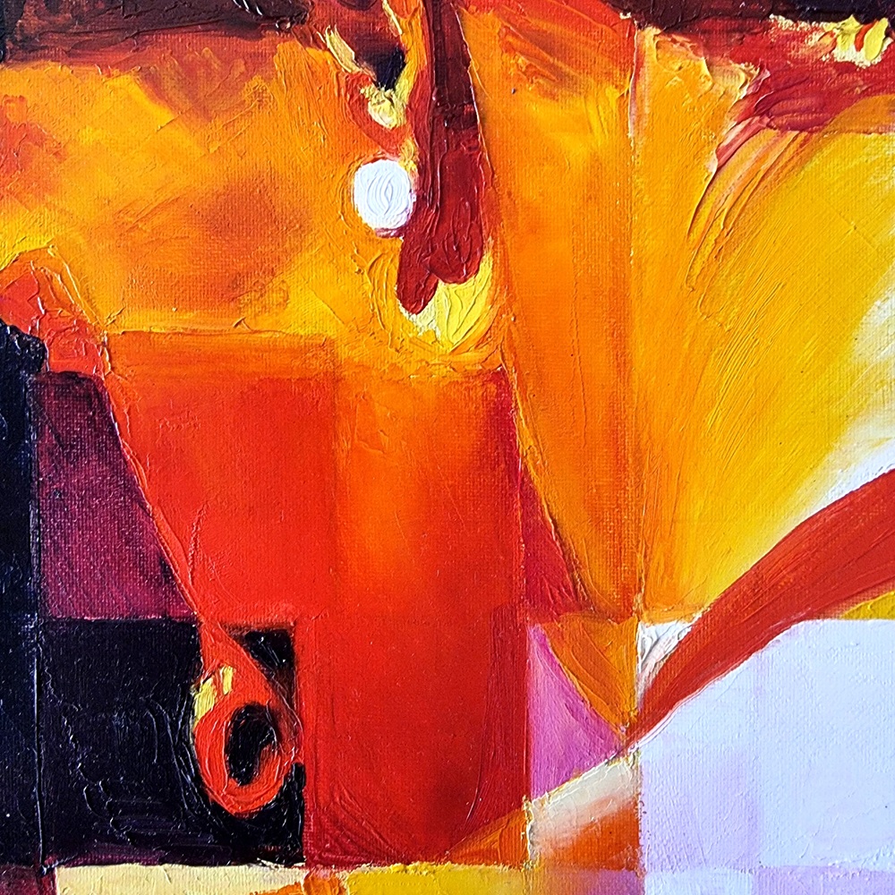 color-light-detail-the-embrace Close-up showing interplay of light and warm colors on neck, hair, and earring.